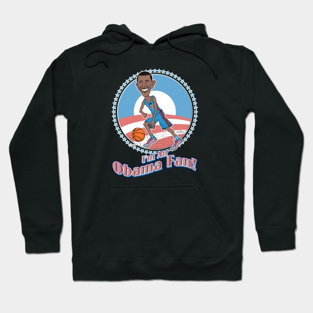 Obama Fan Hoodie by JEAndersonArt